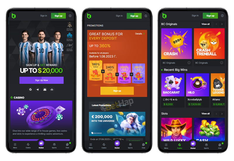 BC.Game Casinò Crypto in Italia 3